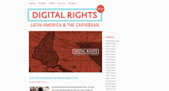 Desktop Screenshot of digitalrightslac.net