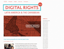 Tablet Screenshot of digitalrightslac.net
